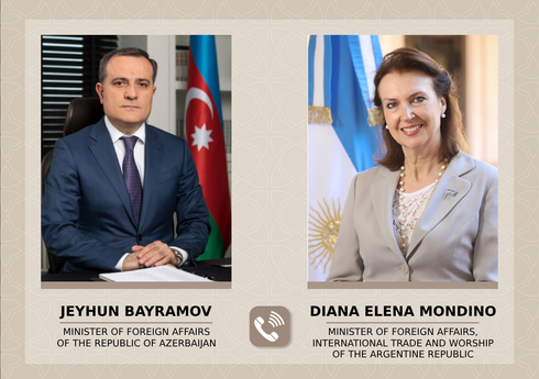 Ceyhun Bayramov argentinalı həmkarı ilə əməkdaşlıq məsələlərini müzakirə edib