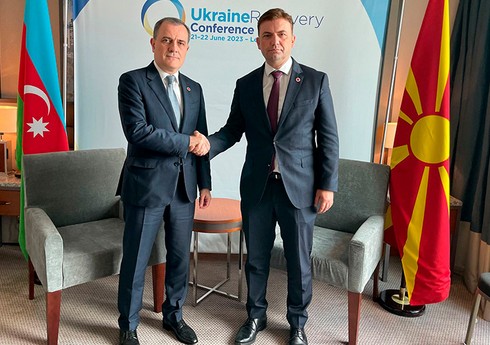 Ceyhun Bayramov ATƏT-in fəaliyyətdə olan sədri ilə sülh prosesini müzakirə edib