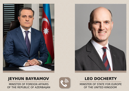 Ceyhun Bayramov Böyük Britaniyanın Avropa regionu üzrə dövlət naziri ilə telefonla danışıb
