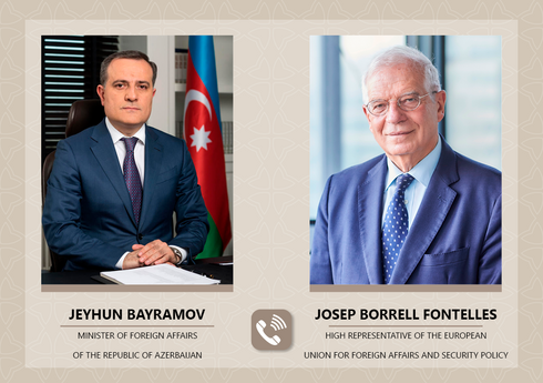 Ceyhun Bayramov Cozef Borellə telefonla danışıb Ceyhun Bayramov Cozef Borellə telefonla danışıb