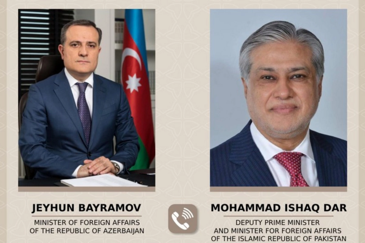 Ceyhun Bayramov və Pakistanın xarici işlər naziri Məhəmməd İshaq Dar arasında telefon danışığı baş tutub