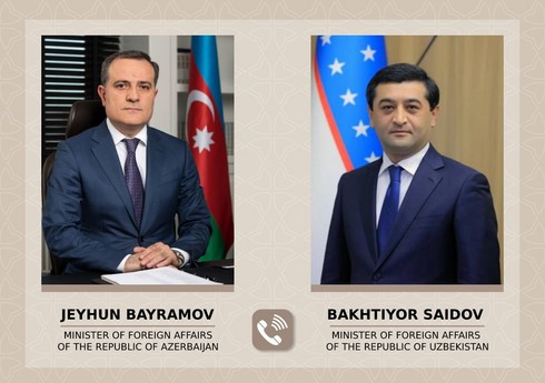 Ceyhun Bayramov özbəkistanlı həmkarı ilə əməkdaşlıq gündəliyində duran məsələləri müzakirə edib Ceyhun Bayramov özbəkistanlı həmkarı ilə əməkdaşlıq gündəliyində duran məsələləri müzakirə edib