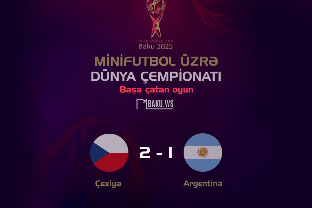 Çexiya Argentinanı məğlub edib