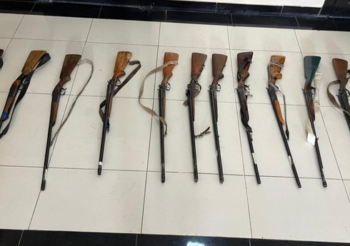 Cəlilabad sakinlərində qanunsuz saxlanılan odlu silahlar aşkarlanıb