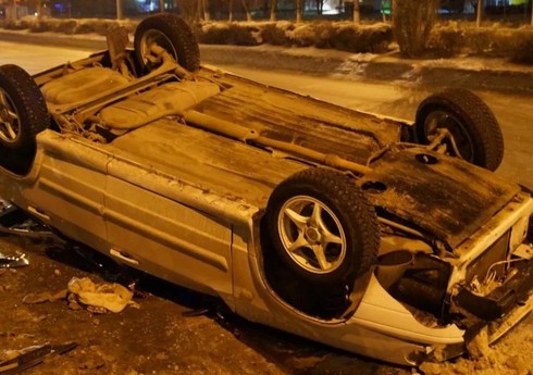 Cəlilabadda avtomobil aşıb, xəsarət alanlar var 
