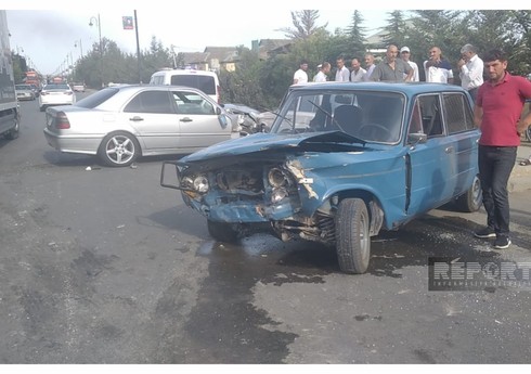 Cəlilabadda zəncirvari yol qəzası olub, xəsarət alanlar var Cəlilabadda zəncirvari yol qəzası olub, xəsarət alanlar var
