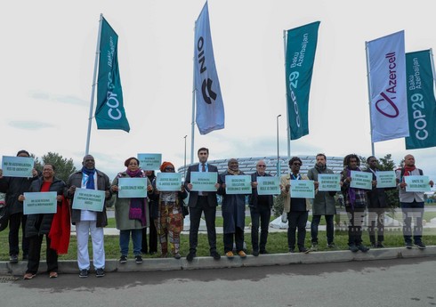 COP29-da kolonializmə qarşı aksiya keçirilir