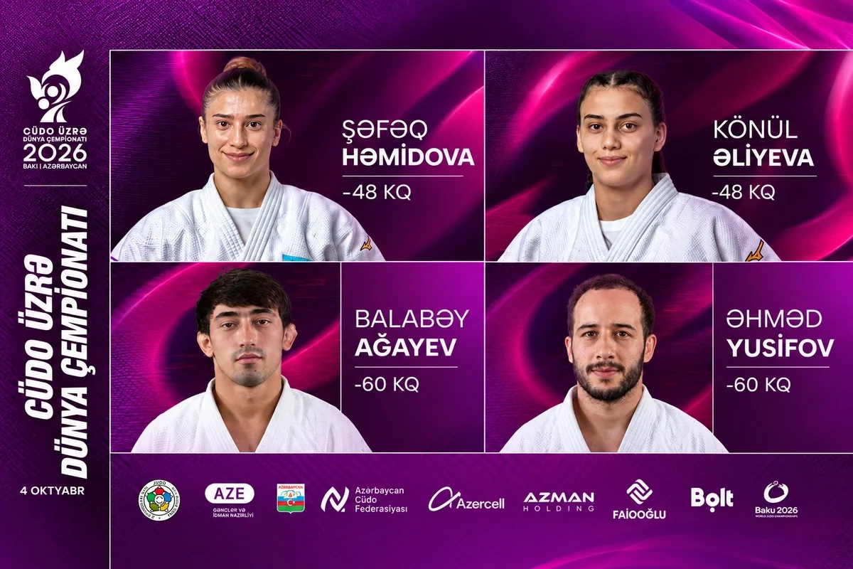 Cüdo üzrə dünya çempionatı: Balabəy Ağayev 1/8 finala vəsiqə qazanıb