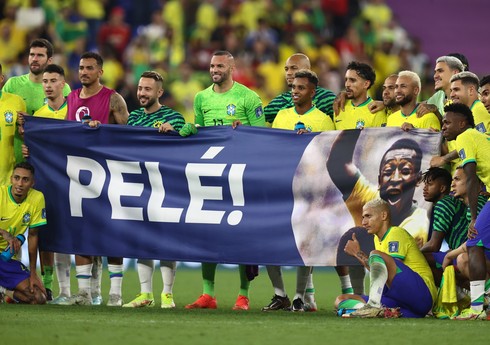 DÇ-2022: Braziliyalı futbolçular qələbəni Peleye həsr ediblər