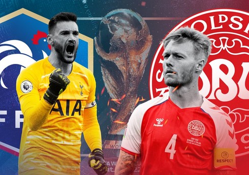 DÇ-2022: Fransa və Danimarka yığmalarının start heyətləri açıqlanıb