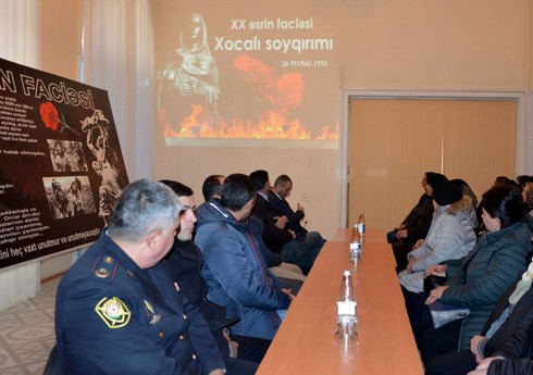 Daşkəsəndə Xocalı faciəsinin ildönümü ilə bağlı tədbir keçirilib