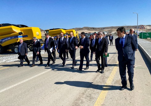 İdarələrarası Mərkəzin İşçi Qrupu Ağalıda infrastruktur layihələri ilə tanış olub