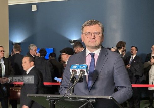 Dmitro Kuleba BMT-də Zelenskinin sülh təkliflərini açıqlayıb