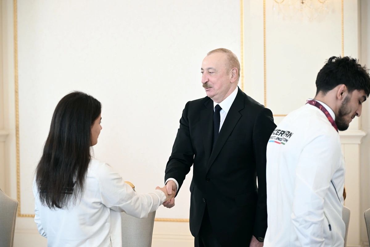 Dövlət başçısı: Əminəm ki, gələcəkdə də qızlar qızıl medal qazanacaqlar, mən buna şübhə etmirəm