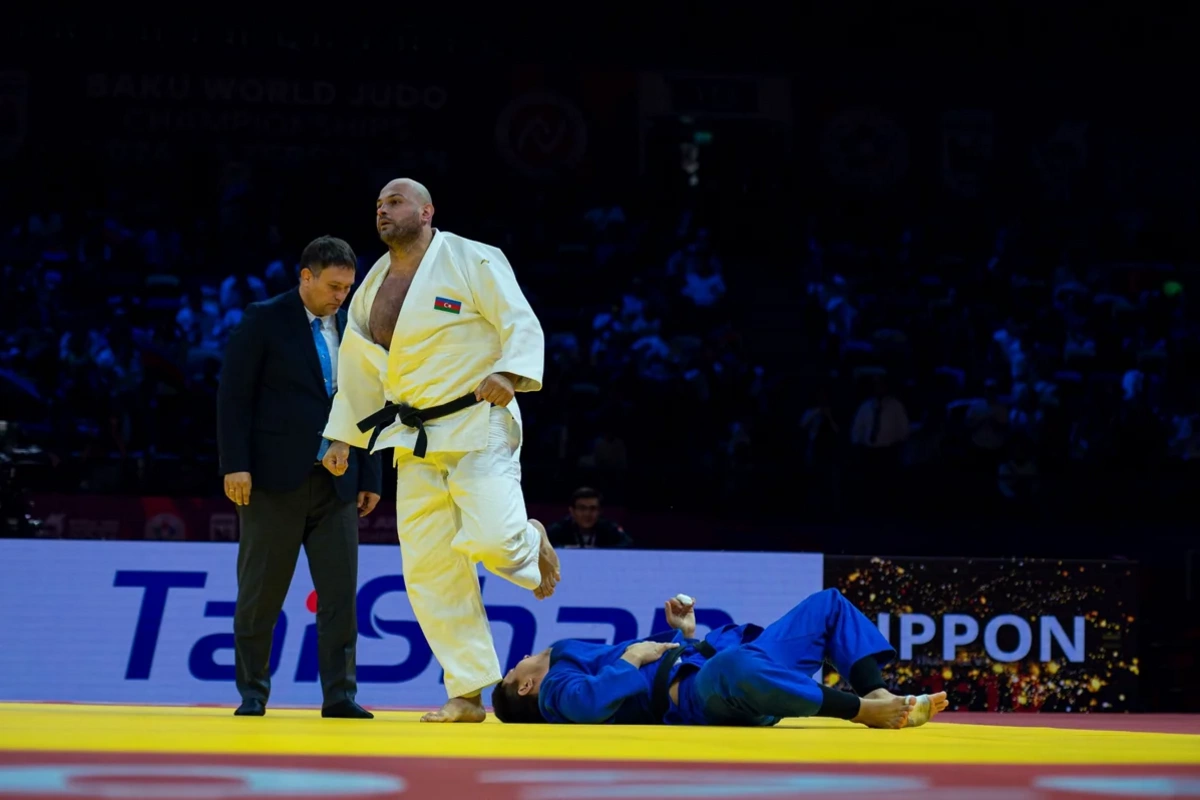 Dünya çempionatı: Uşanqi Kokauri finalda, Kənan Nəsibov bürünc medal uğrunda yarışacaq