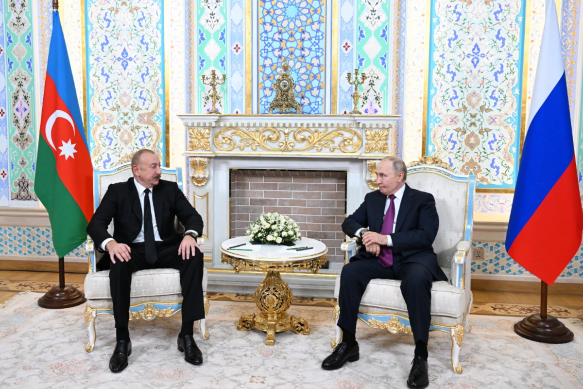 Düşənbədə Azərbaycan Prezidenti İlham Əliyevin Rusiya Prezidenti Vladimir Putinlə təkbətək görüşü keçirilir