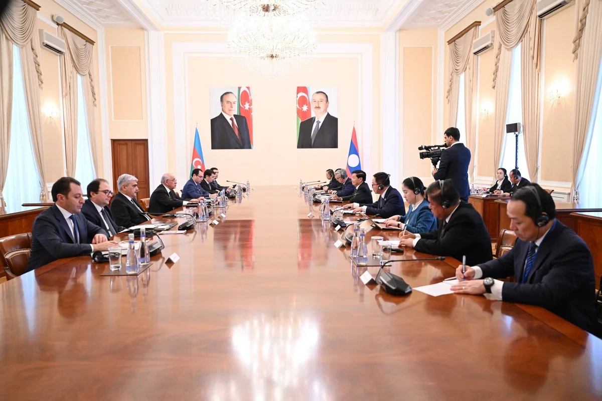 Əli Əsədov Laosun Prezidenti ilə ikitərəfli əməkdaşlığı müzakirə edib