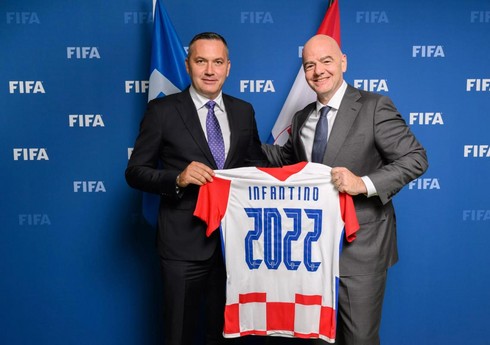 Elxan Məmmədova Xorvatiya millisinin forması hədiyyə olunub