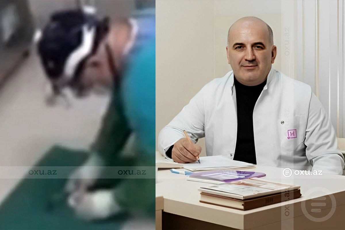 Əməliyyat zamanı antisanitariya? - Cərrah döşəmədə qığırdaq əzdi