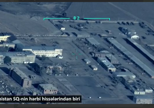 Ermənistanın darmadağın edilmiş hərbi hissəsinin görüntüləri yayılıb - VİDEO