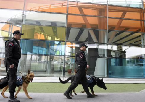 Ermənistanın hava limanında silah aşkarlanıb