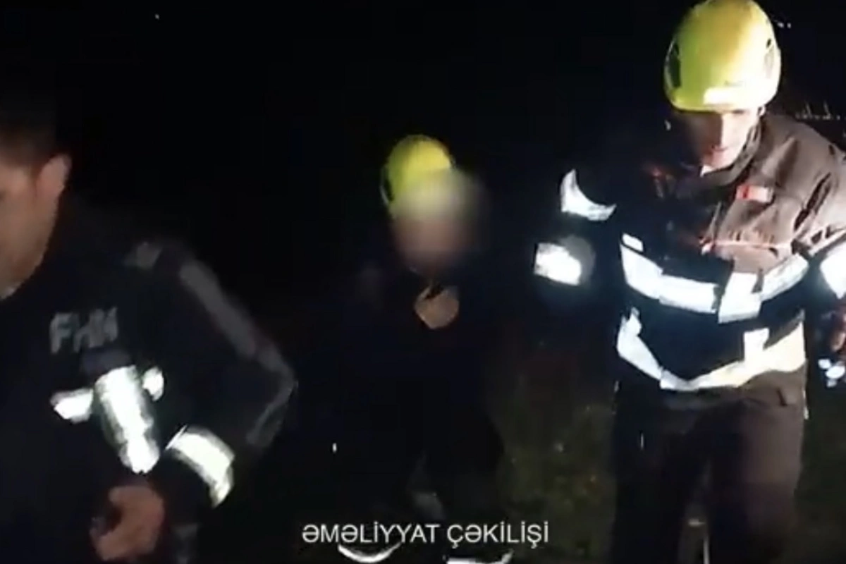 FHN: Şəkidə dağlıq ərazidə köməksiz vəziyyətdə qalan şəxslər xilas edilib