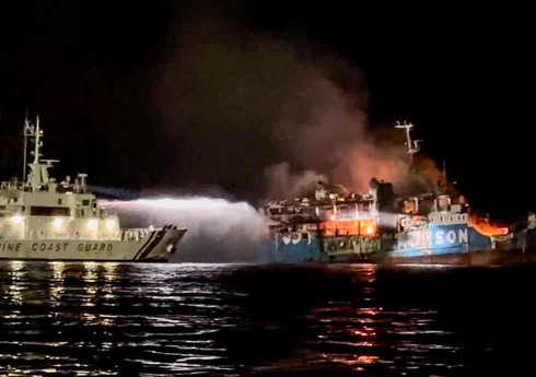 Filippində gəmidə yanğın olub, azı 12 nəfər ölüb