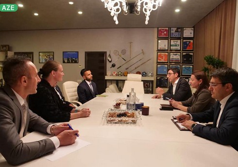 Fərid Qayıbov ABŞ-ın məşhur mütəxəssislərini qəbul edib