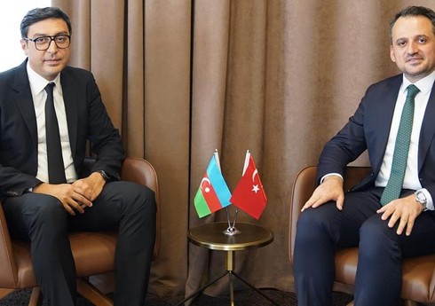 Fərid Qayıbov Türkiyənin gənclər və idman nazirinin müavinini qəbul edib Fərid Qayıbov Türkiyənin gənclər və idman nazirinin müavinini qəbul edib