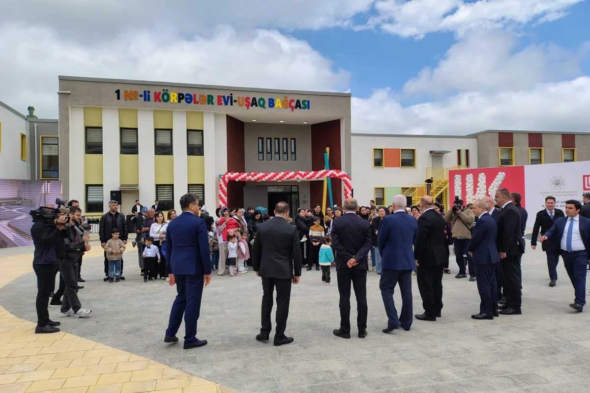 Füzulidə körpələr evi-uşaq bağçasının açılışı olub