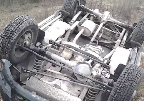 Füzulidə avtomobil aşıb, ölən var