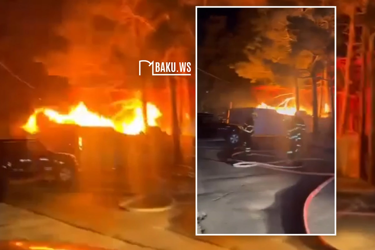 Gecə radələrinə yeni tikilidə YANĞIN