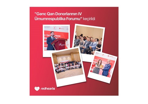 “Gənc Qan Donorlarının IV Ümumrespublika Forumu” baş tutub