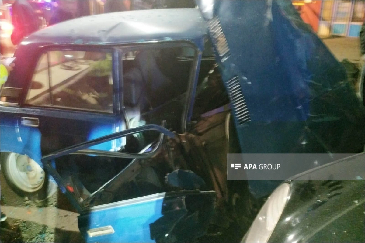 Goranboyda zəncirvari yol qəzası baş verib