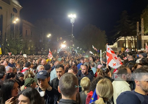 Gürcüstan polisi: Aksiya zamanı pozuntu və ya zorakılıq olarsa, qanuna uyğun hərəkət edəcəyik