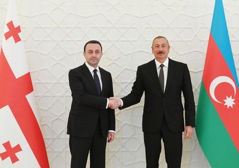 Gürcüstanın Baş naziri Prezident İlham Əliyevi təbrik edib