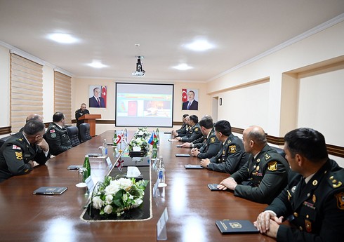 Gürcüstanın Hərbi Polis Departamentinin rəisi Azərbaycanda səfərdədir