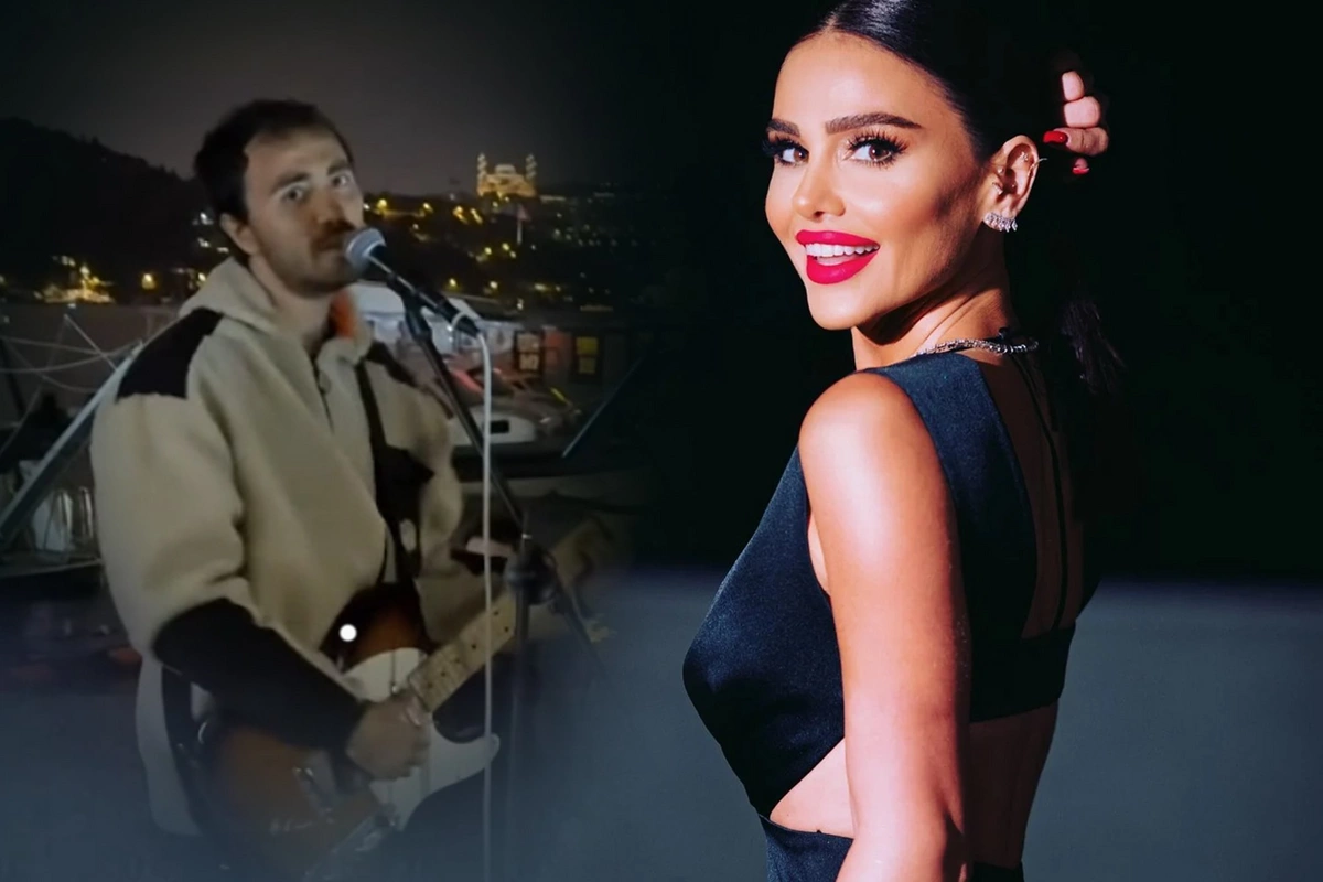 Günel onu tanımayan küçə musiqiçisi ilə mahnı oxudu