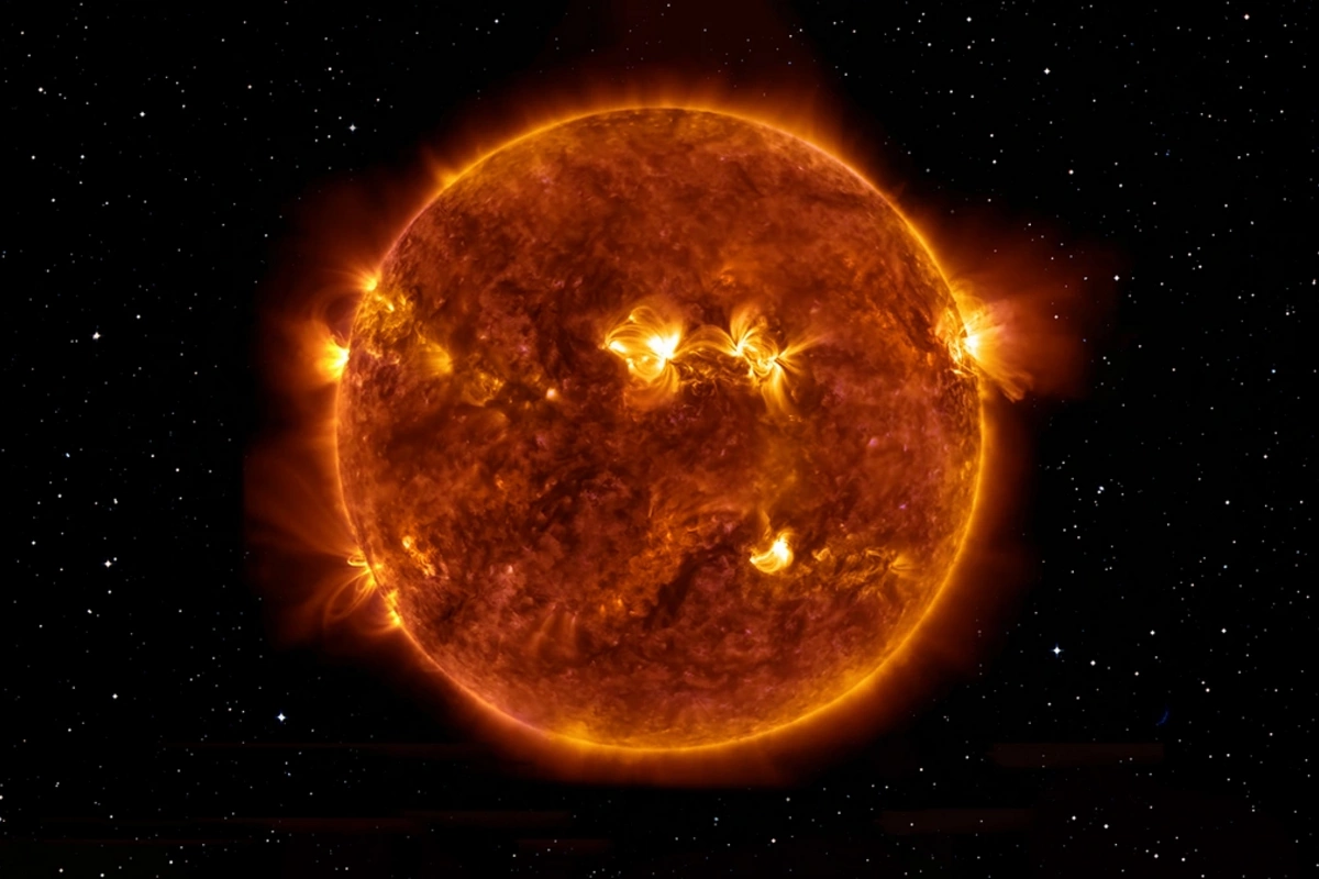 Günəşdə dörd partlayış olub Günəşdə dörd partlayış olub
