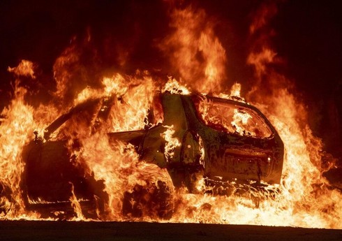 Göygöl sakini “BMW” və “Porsche”ni yandırmaqda şübhəli bilinir