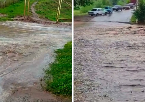 Göygöldə selin fəsadları aradan qaldırılır