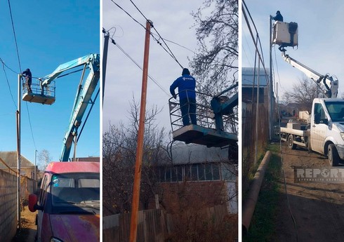 Göygölun Üçtəpə kəndində elektrik təsərrüfatında olan problemin həllinə başlanılıb