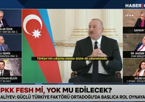 “Haber Global”ın efirində Azərbaycan liderinin son bəyanatları geniş işıqlandırılıb