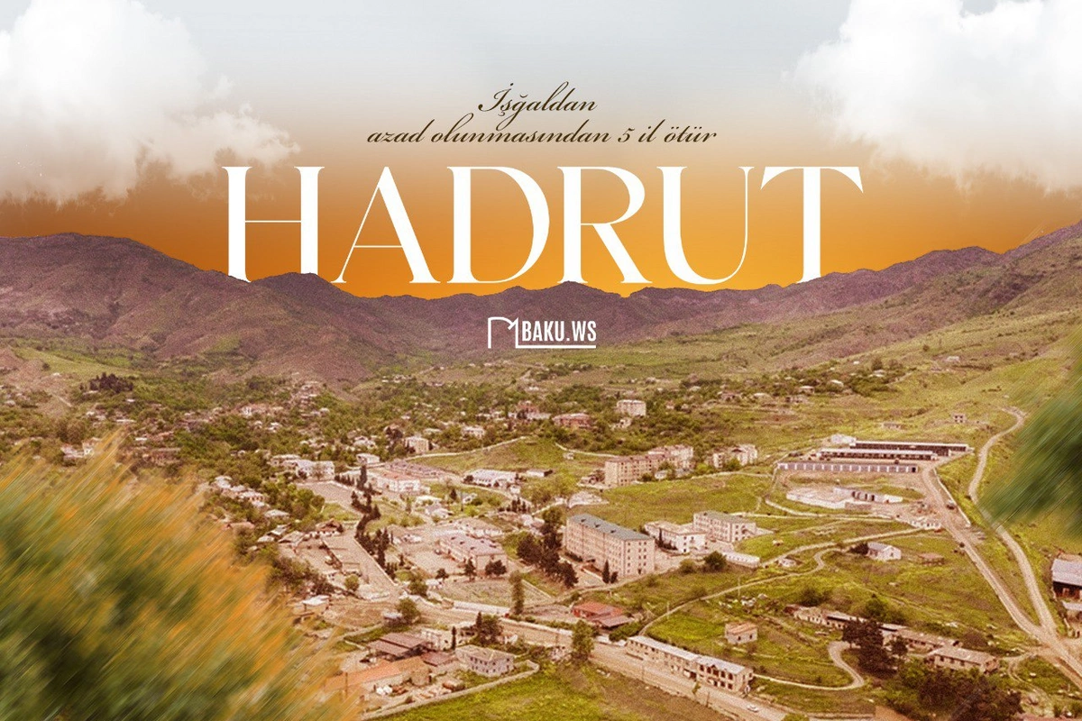 Hadrutun işğaldan azad olunmasından 5 il ötür
