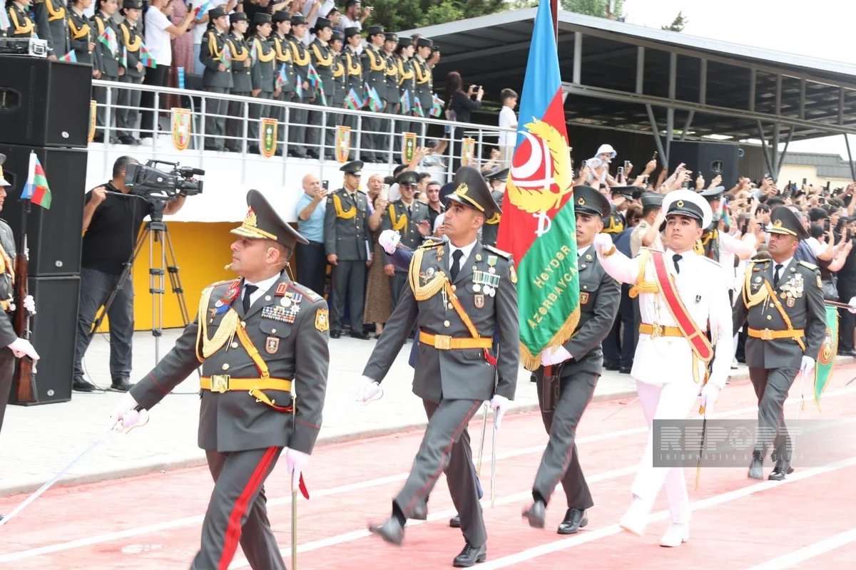 Heydər Əliyev adına Hərbi İnstitutda buraxılış mərasimi keçirilib