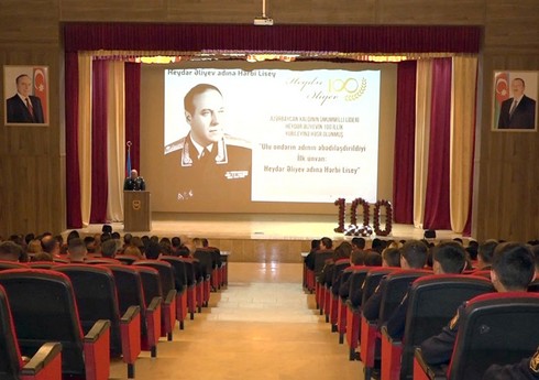 Heydər Əliyev adına Hərbi Liseyin təşkilatçılığı ilə silsilə tədbirlər keçirilir