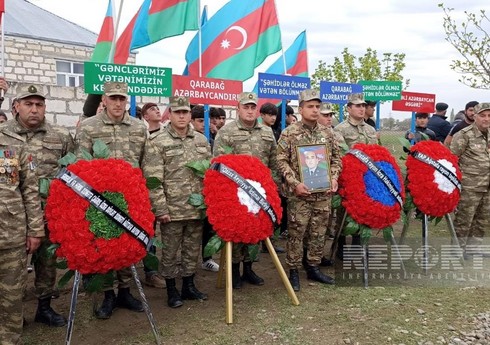 Şəhid Elşad Həsənovun nəşi ailəsinə təhvil verilib