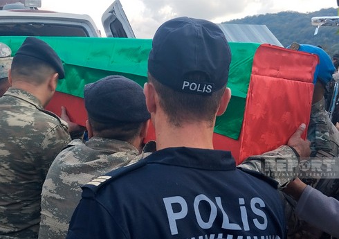 Şəhid Vüsal Orucovun nəşi ailəsinə təhvil verilib