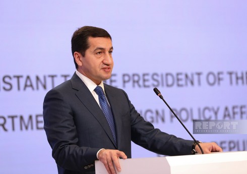 Hikmət Hacıyev: Azərbaycan COP29 ərəfəsində dezinformasiya dalğası ilə üzləşsə də, bu bizə mane olmayacaq Hikmət Hacıyev: Azərbaycan COP29 ərəfəsində dezinformasiya dalğası ilə üzləşsə də, bu bizə mane olmayacaq