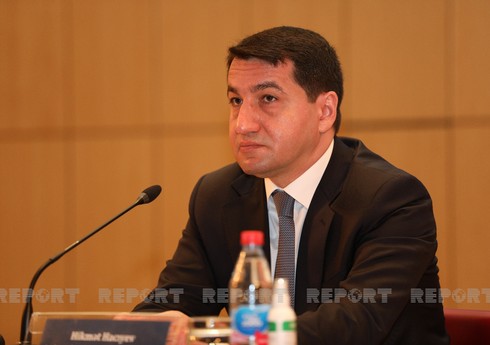 Hikmət Hacıyev Paşinyana cavab verib: “Yerli sakinləri girov kimi istismar etmək şantajdan başqa bir şey deyil”